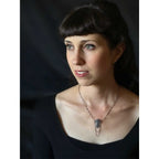 Diaphanous Monarch Necklace - Cascading Chain, 18 inches | Sterling Silver or Keum-boo