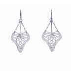Flutter Earrings - Overlapping Butterfly Wings | Sterling Silver or Keum-boo