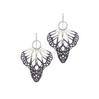 Metamorphosis Statement Earrings - Architectural Wing Design