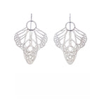 Metamorphosis Statement Earrings - Architectural Wing Design