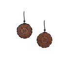 Redwood Slice Earrings