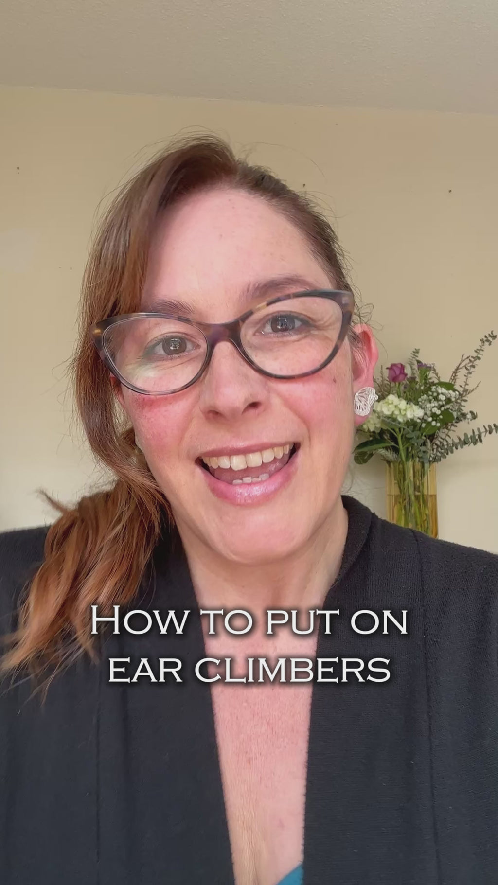 Flight Ear Climbers | Sterling Silver | Butterfly Ear Climber